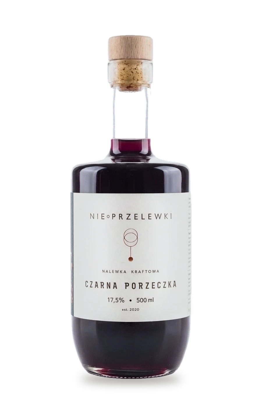 Nalewka Czarna Porzeczka Nie Przelewki, butelka 500 ml