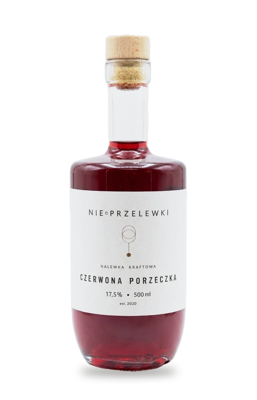 Nalewka Czerwona Porzeczka Nie Przelewki, butelka 500 ml