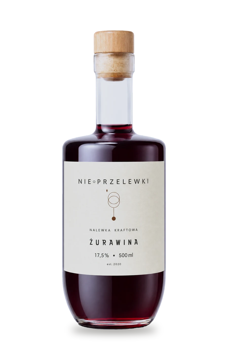 Nalewka Żurawina Nie Przelewki, butelka 500 ml